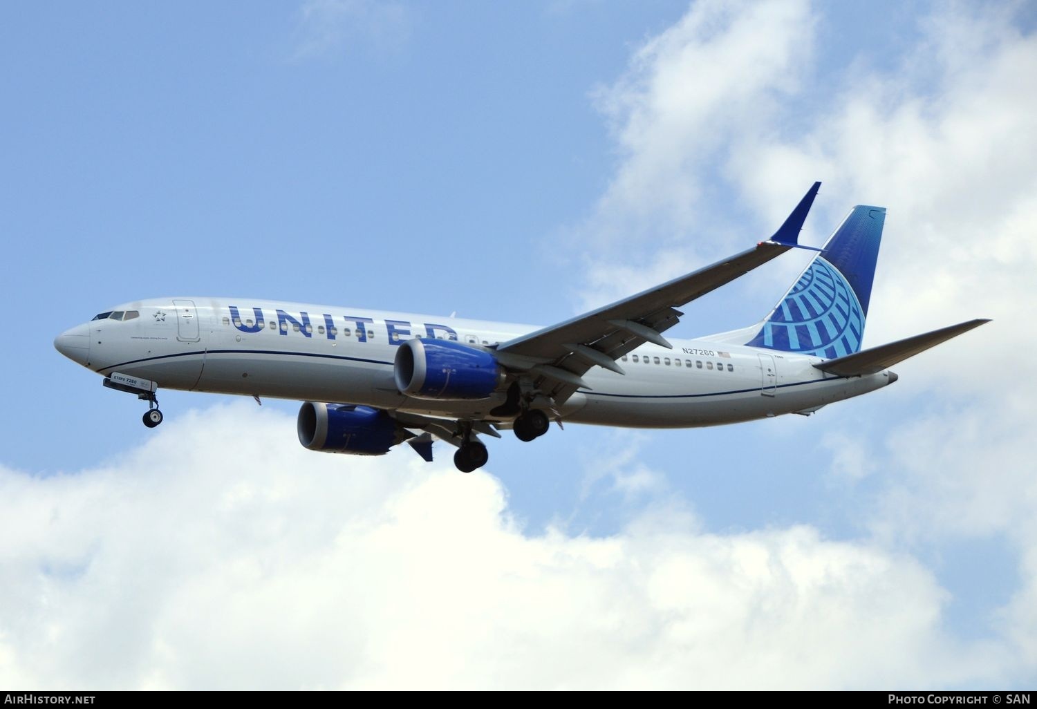 Aircraft Photo of N27260 | Boeing 737-8 Max 8 | United Airlines | AirHistory.net #827458