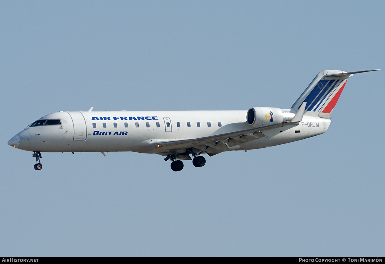 Aircraft Photo of F-GRJM | Bombardier CRJ-100ER (CL-600-2B19) | Air France | AirHistory.net #827466