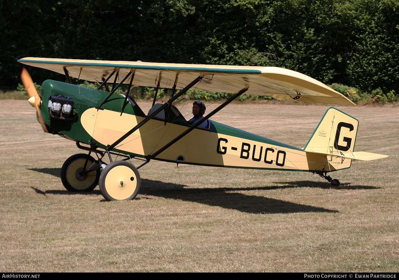 Aircraft Photo of G-BUCO | Pietenpol Air Camper | AirHistory.net #827483