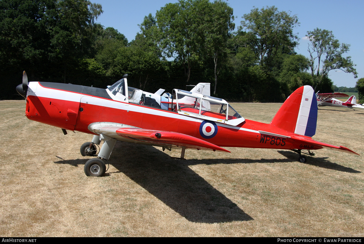 Aircraft Photo of G-MAJR / WP805 | De Havilland DHC-1 Chipmunk Mk22 | UK - Air Force | AirHistory.net #827484