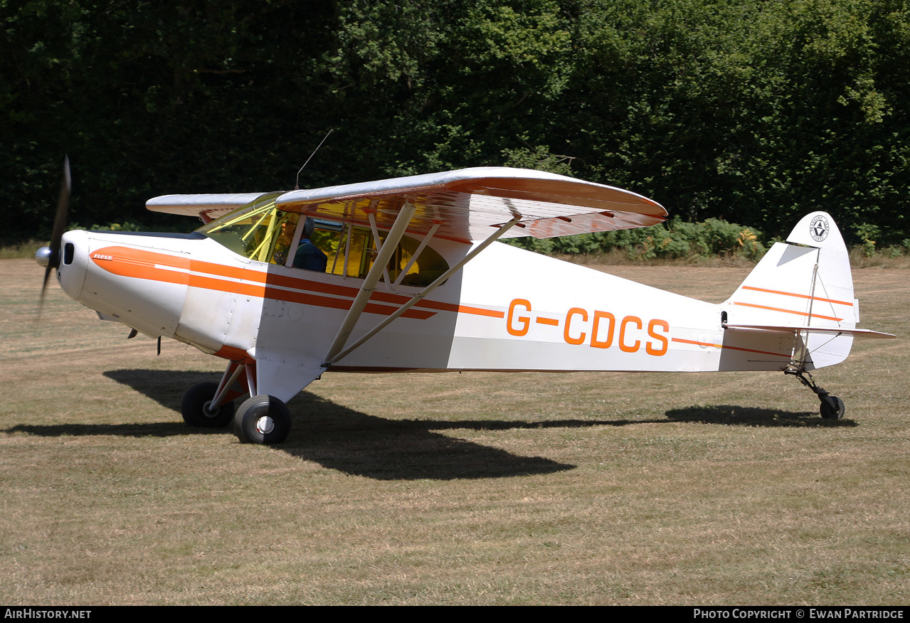 Aircraft Photo of G-CDCS | Piper PA-12 Super Cruiser | AirHistory.net #827486