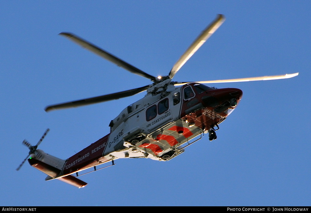 Aircraft Photo of G-SARE | AgustaWestland AW-139 | HM Coastguard | AirHistory.net #827506