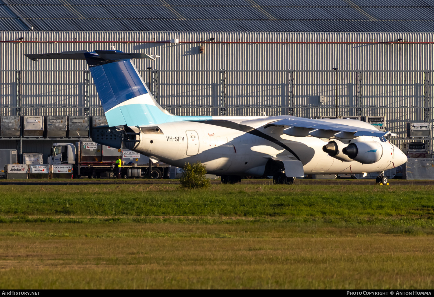 Aircraft Photo of VH-SFV | British Aerospace BAe-146-200QT Quiet Trader | ASL Airlines | AirHistory.net #827519