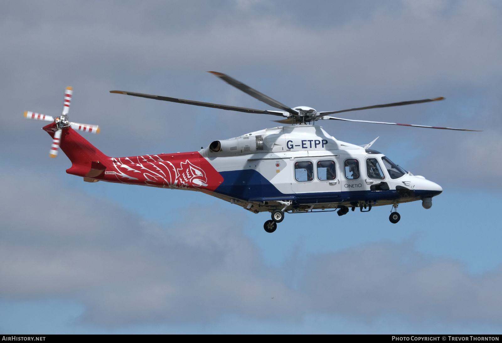 Aircraft Photo of G-ETPP | Leonardo AW-139 | QinetiQ | AirHistory.net #827529