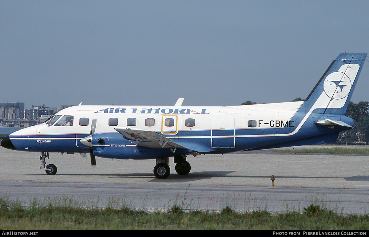 Aircraft Photo of F-GBME | Embraer EMB-110P2 Bandeirante | Air Littoral | AirHistory.net #827532
