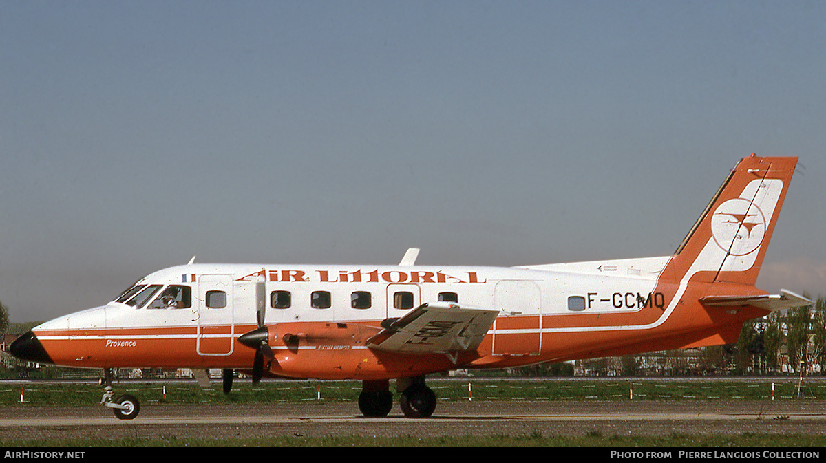 Aircraft Photo of F-GCMQ | Embraer EMB-110P2 Bandeirante | Air Littoral | AirHistory.net #827536