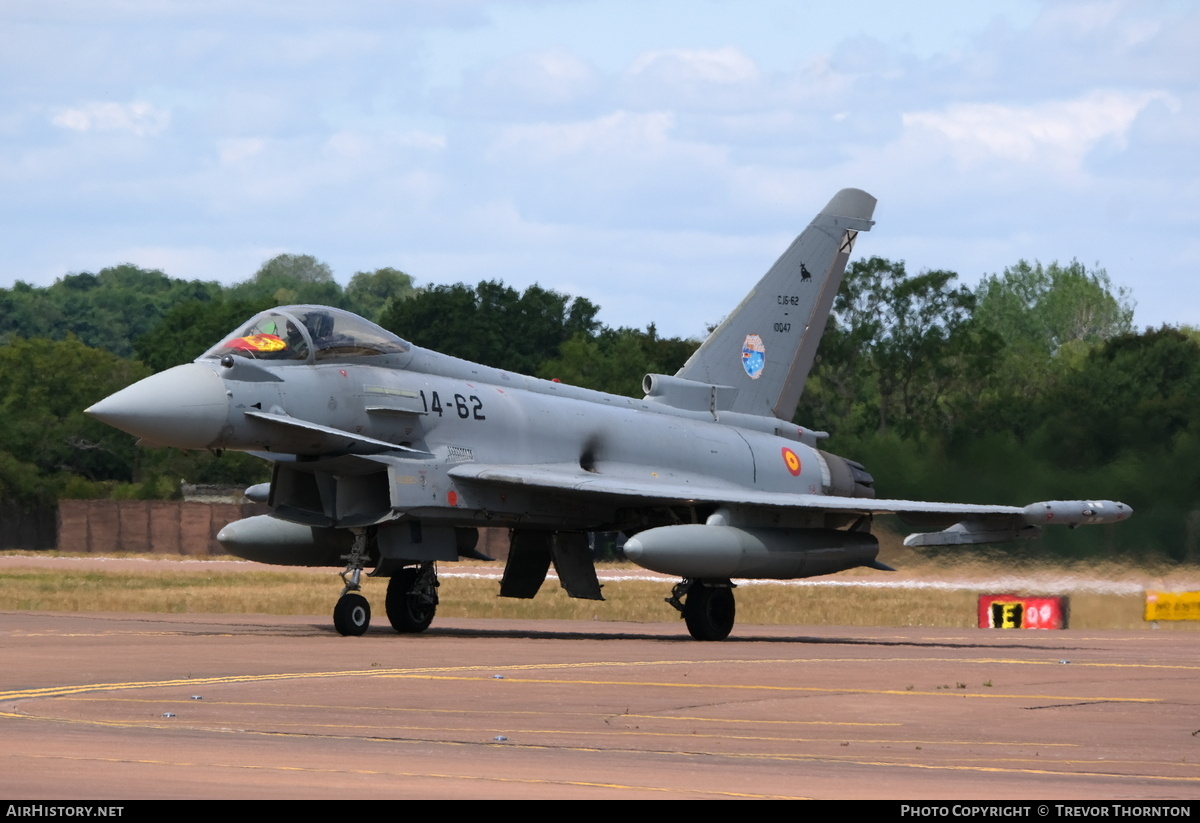 Aircraft Photo of C16-62 | Eurofighter EF-2000 Typhoon S | Spain - Air Force | AirHistory.net #827542
