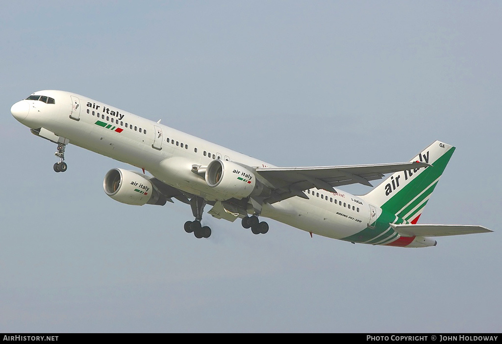 Aircraft Photo of I-AIGA | Boeing 757-230 | Air Italy | AirHistory.net #827552