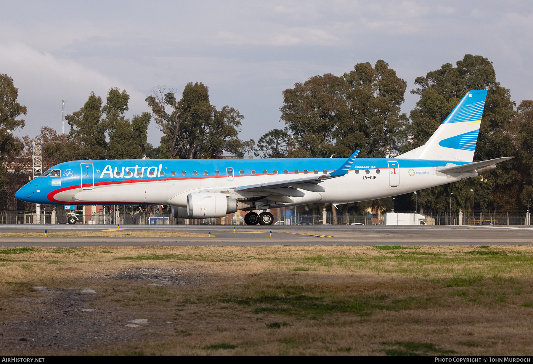 Aircraft Photo of LV-CIE | Embraer 190AR (ERJ-190-100IGW) | Austral Líneas Aéreas | AirHistory.net #827579