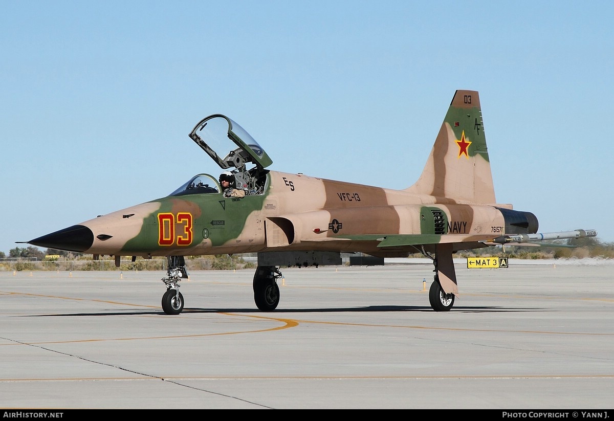 Aircraft Photo of 761578 | Northrop F-5N Tiger II | USA - Navy | AirHistory.net #827580