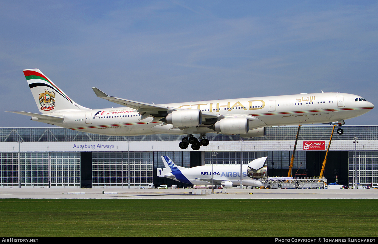 Aircraft Photo of A6-EHC | Airbus A340-541 | Etihad Airways | AirHistory.net #827618