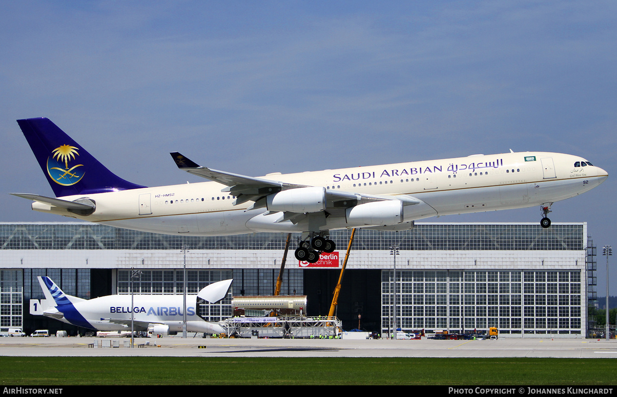 Aircraft Photo of HZ-HMS2 | Airbus A340-213 | Saudi Arabian Royal Flight | AirHistory.net #827619