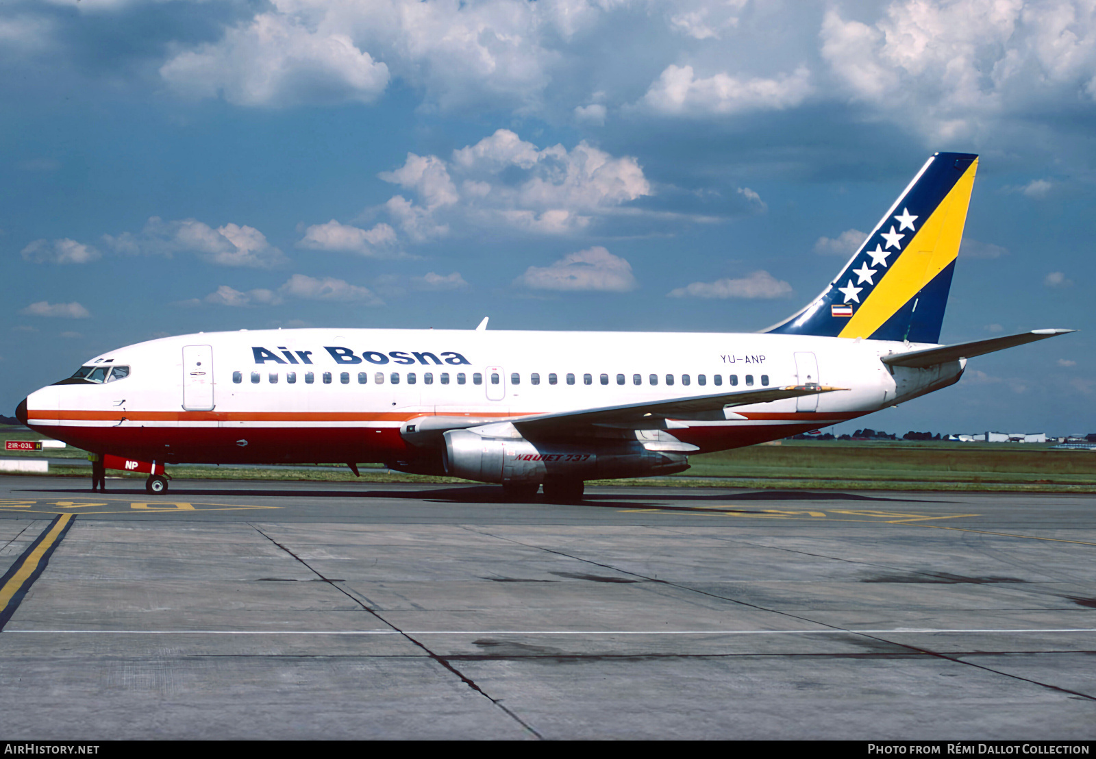 Aircraft Photo of YU-ANP | Boeing 737-2K3/Adv | Air Bosna | AirHistory.net #827620