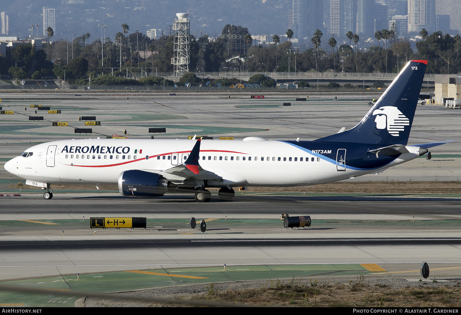 Aircraft Photo of N173AM | Boeing 737-8 Max 8 | AeroMéxico | AirHistory.net #827621