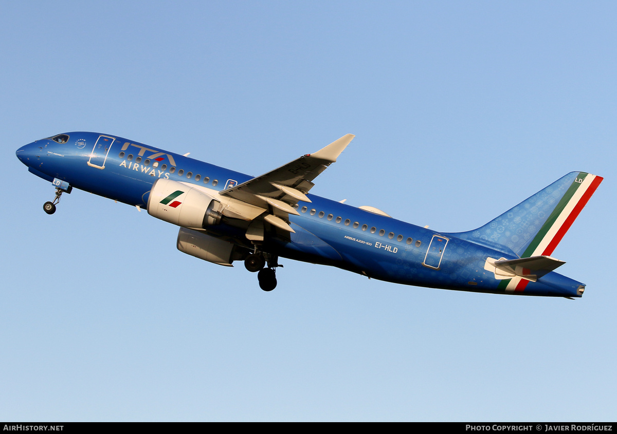 Aircraft Photo of EI-HLD | Airbus A220-100 (BD-500-1A10) | ITA Airways | AirHistory.net #827622