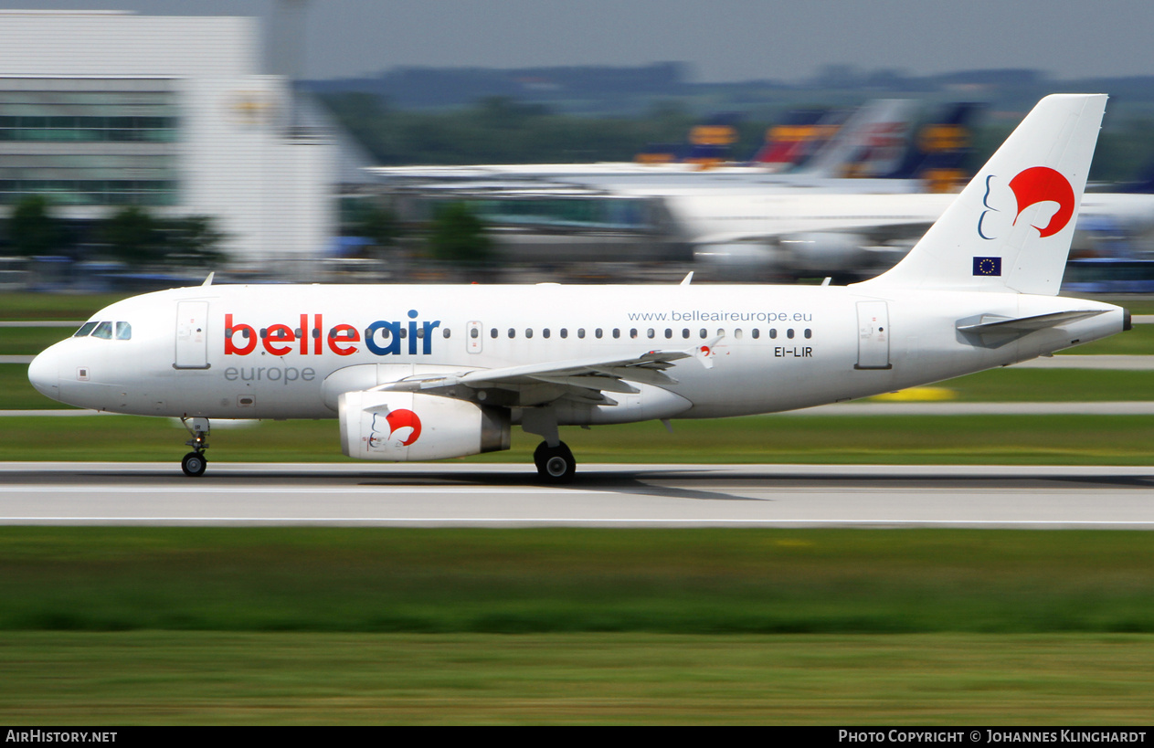 Aircraft Photo of EI-LIR | Airbus A319-132 | Belle Air Europe | AirHistory.net #827636