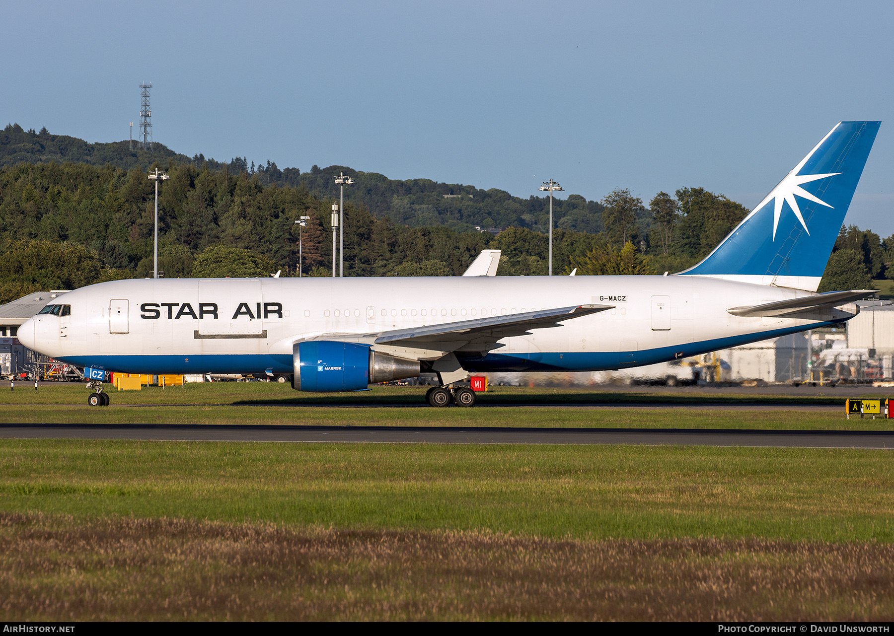 Aircraft Photo of G-MACZ | Boeing 767-25E(BDSF) | Star Air | AirHistory.net #827645
