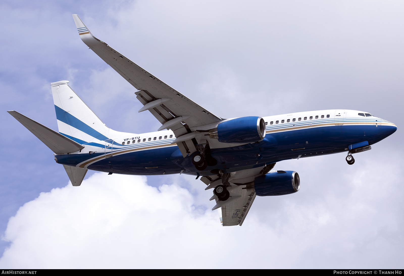 Aircraft Photo of VP-BTU | Boeing 737-75T BBJ | Las Vegas Sands | AirHistory.net #827704