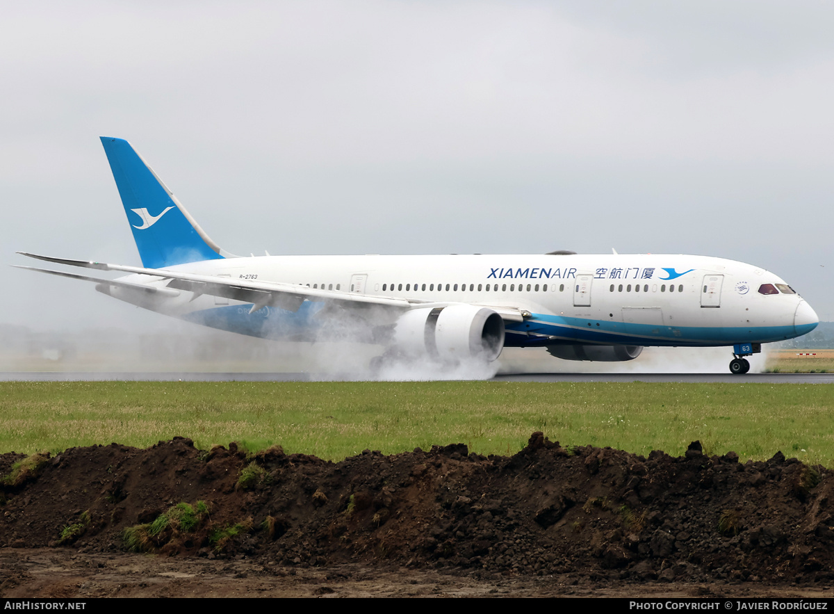 Aircraft Photo of B-2763 | Boeing 787-8 Dreamliner | Xiamen Airlines | AirHistory.net #827724