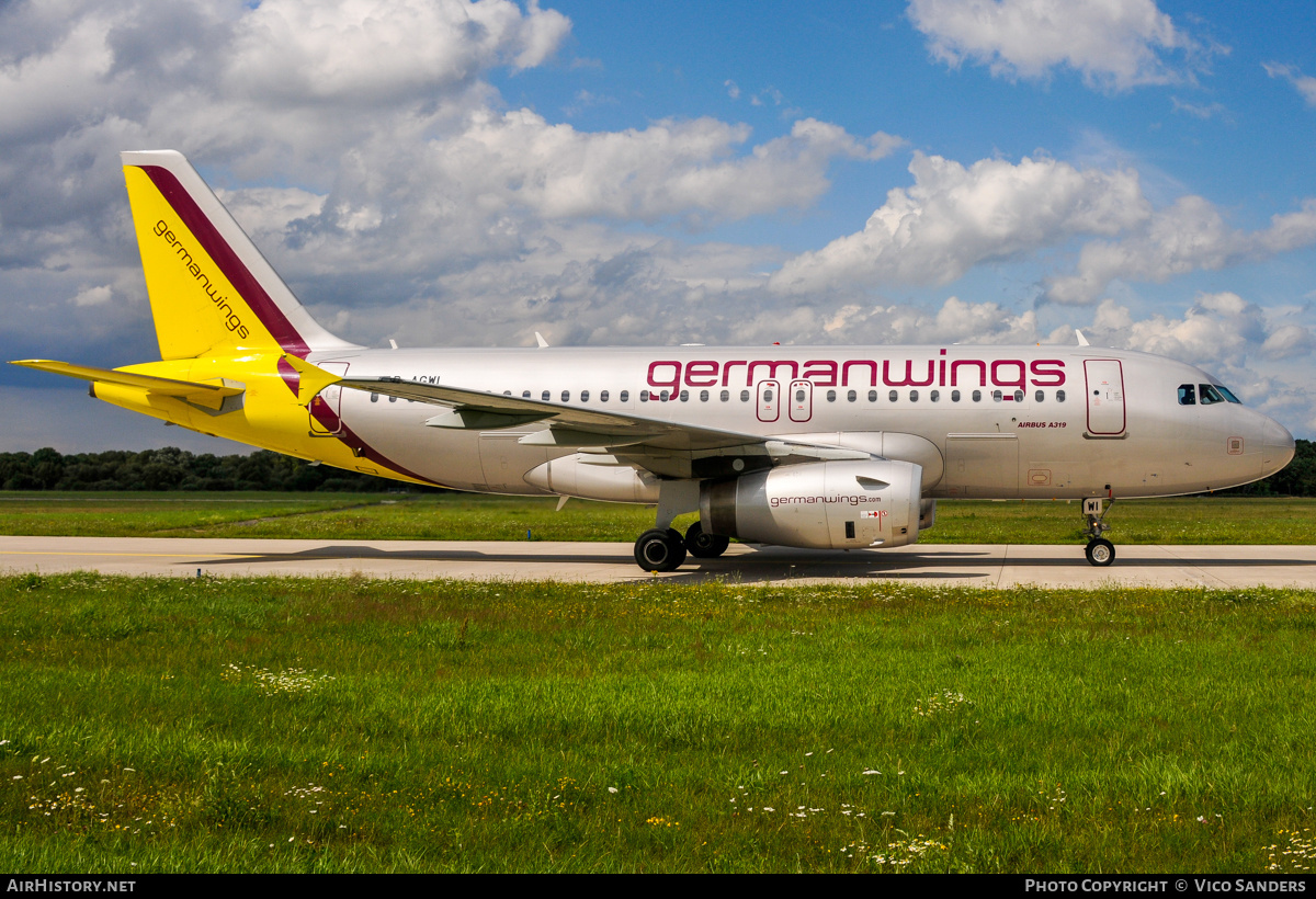 Aircraft Photo of D-AGWI | Airbus A319-132 | Germanwings | AirHistory.net #827730