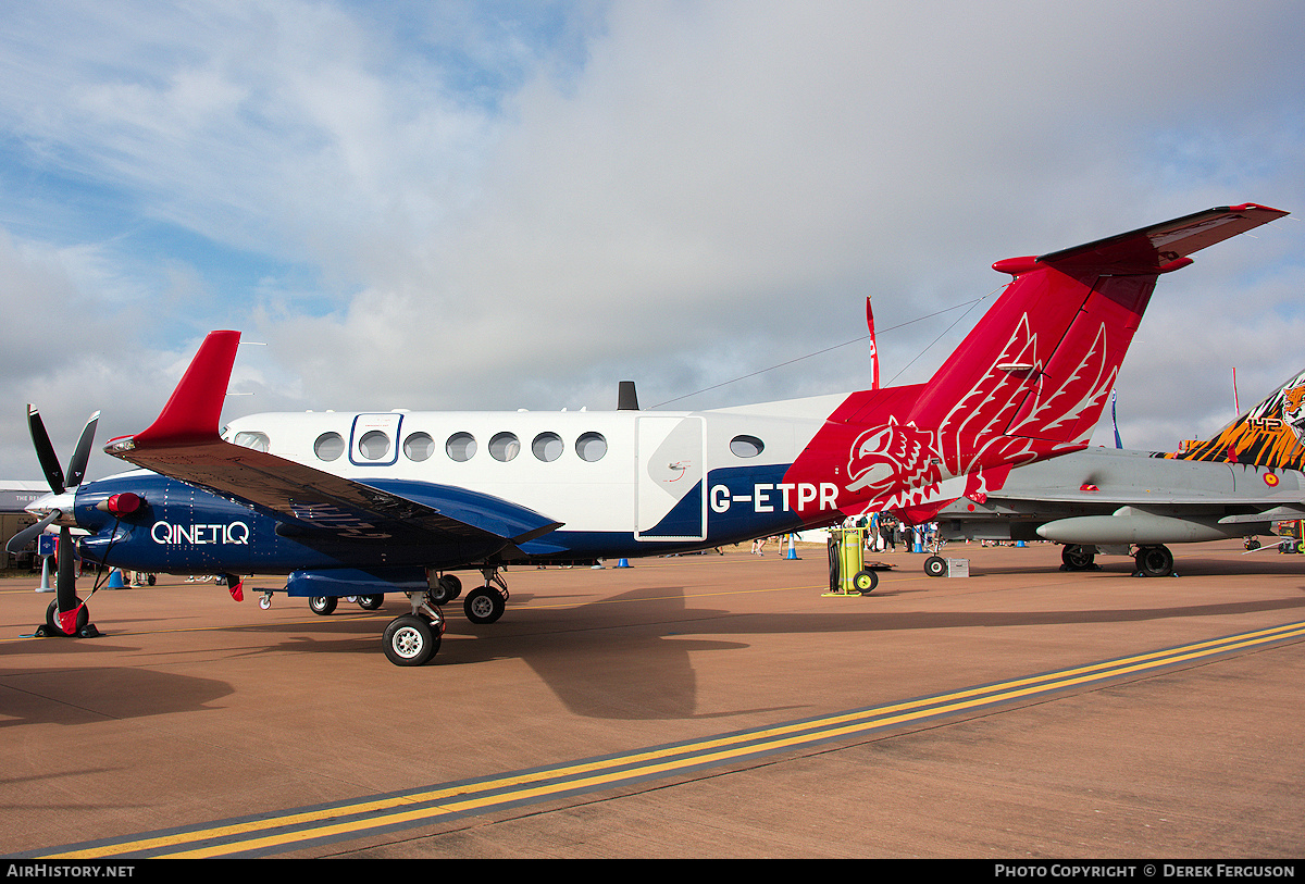 Aircraft Photo of G-ETPR | Hawker Beechcraft 350ER King Air (B300) | QinetiQ | AirHistory.net #827760