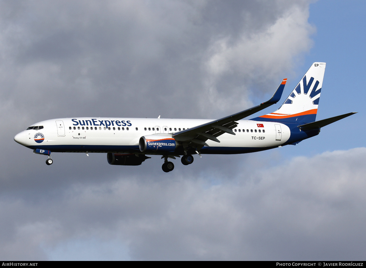 Aircraft Photo of TC-SEP | Boeing 737-8HC | SunExpress | AirHistory.net #827765