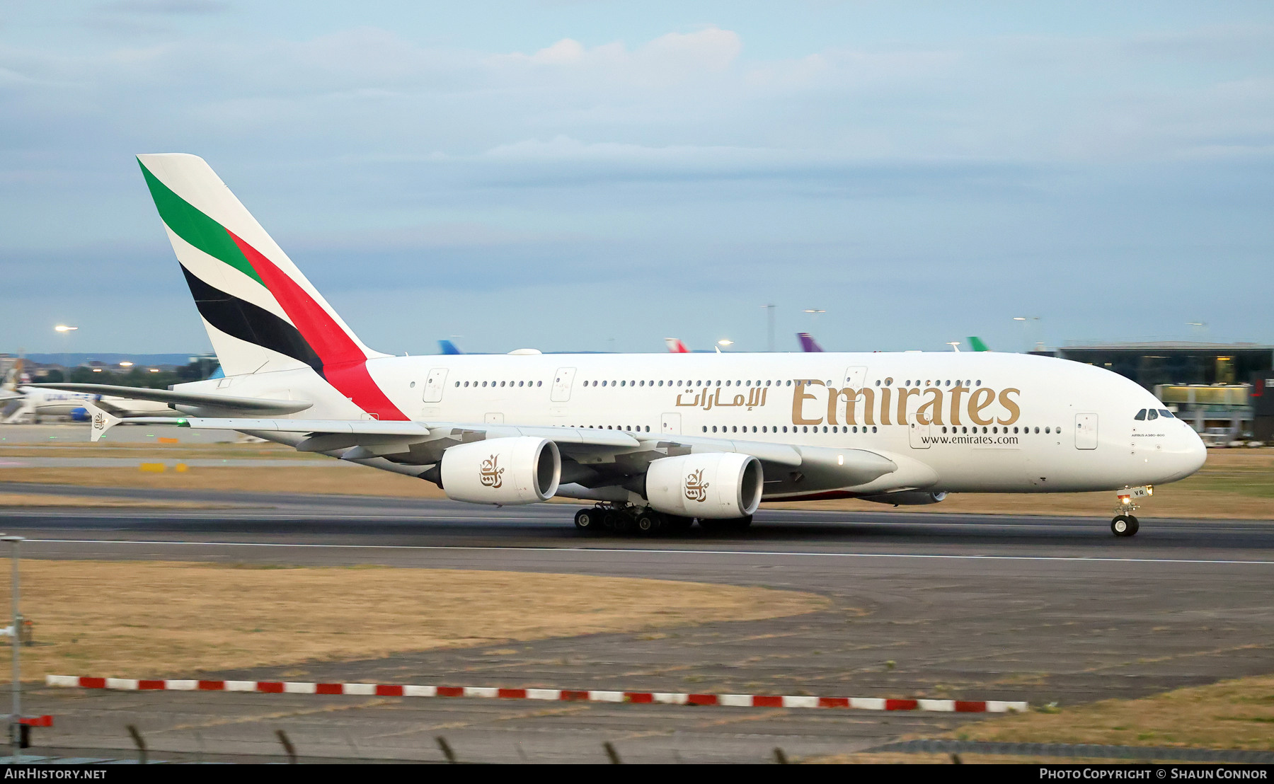 Aircraft Photo of A6-EVR | Airbus A380-842 | Emirates | AirHistory.net #827794
