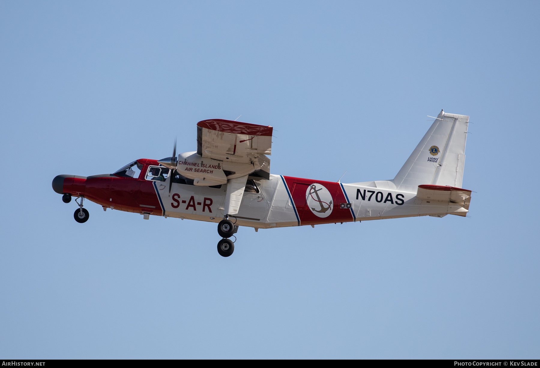 Aircraft Photo of N70AS | Britten-Norman BN-2B-20 Islander | Channel Islands Air Search | AirHistory.net #827811