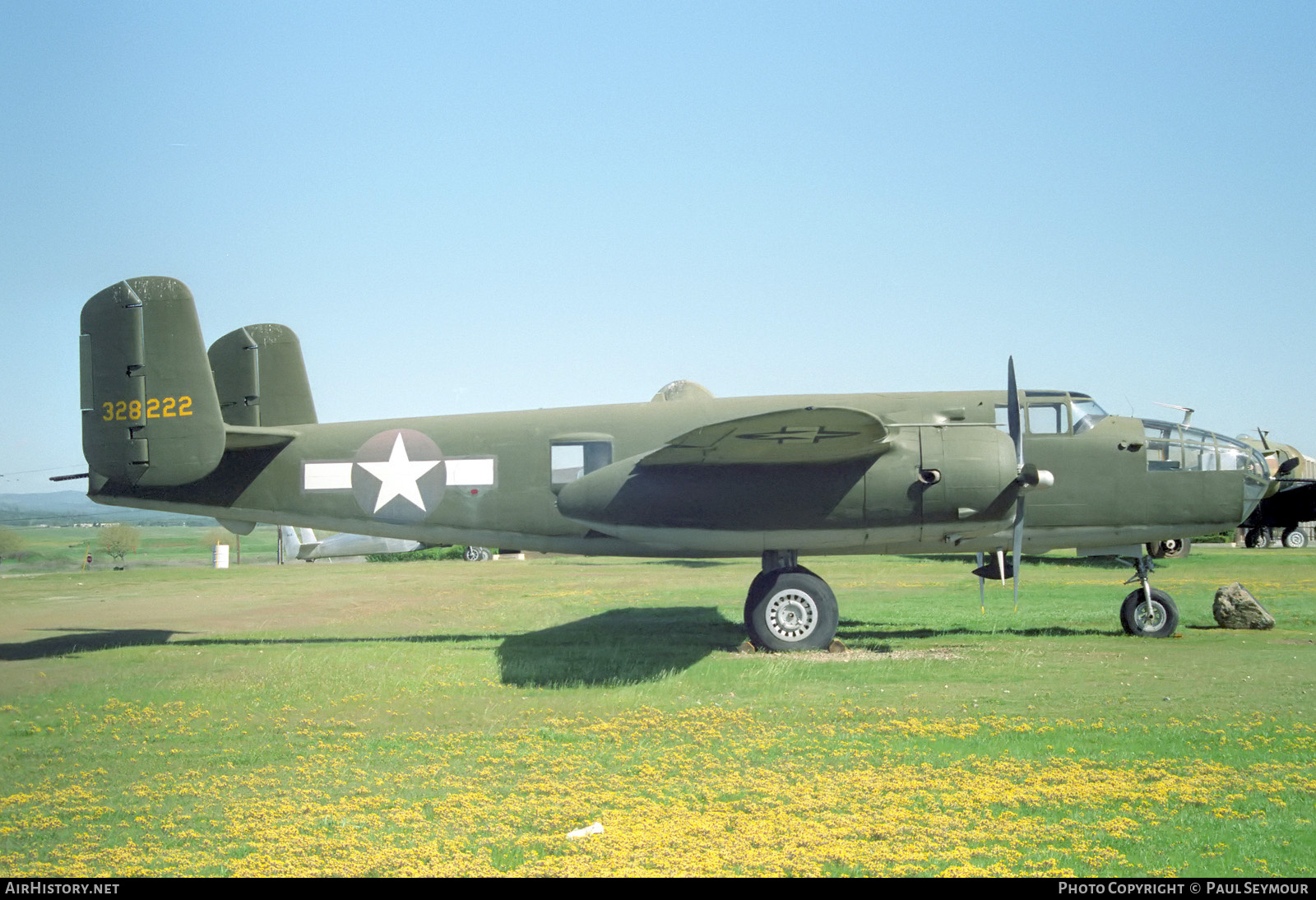 Aircraft Photo of 43-28222 / 328222 | North American B-25J Mitchell | USA - Air Force | AirHistory.net #827813