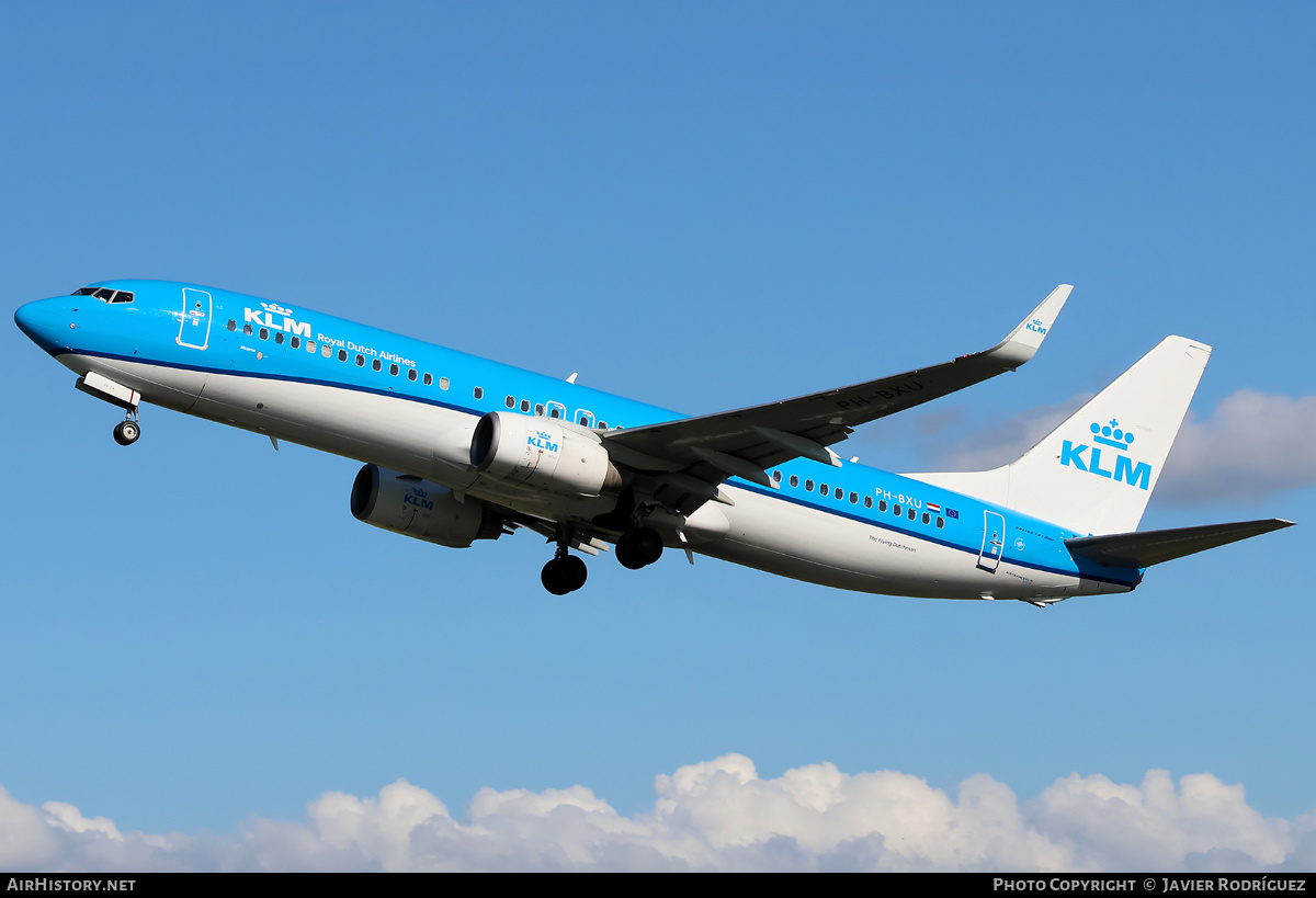 Aircraft Photo of PH-BXU | Boeing 737-8BK | KLM - Royal Dutch Airlines | AirHistory.net #827822