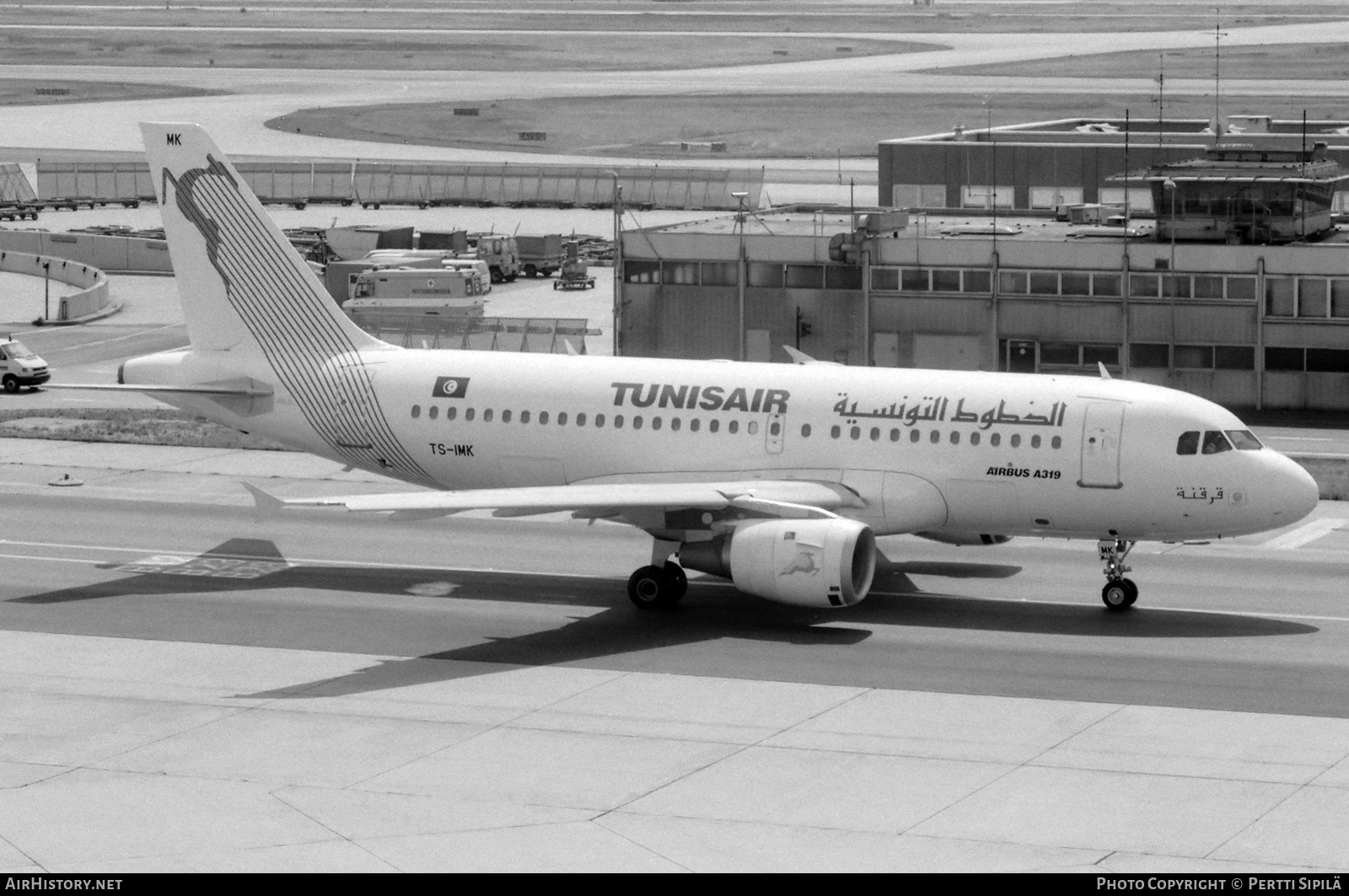 Aircraft Photo of TS-IMK | Airbus A319-114 | Tunisair | AirHistory.net #827823