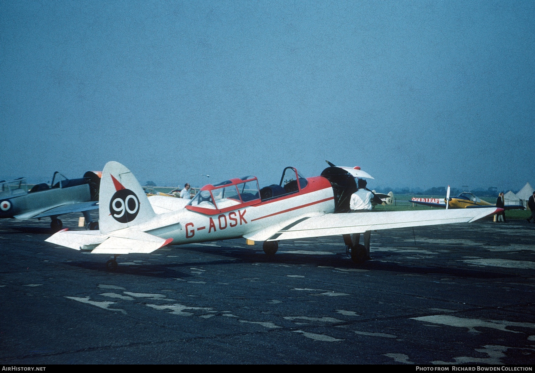 Aircraft Photo of G-AOSK | De Havilland DHC-1 Chipmunk Mk22 | AirHistory.net #827859