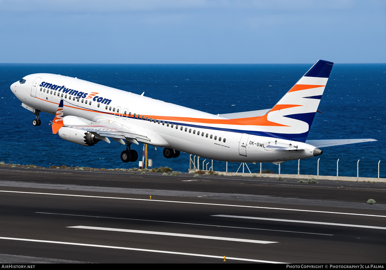 Aircraft Photo of OK-SWL | Boeing 737-8 Max 8 | AirHistory.net #827863