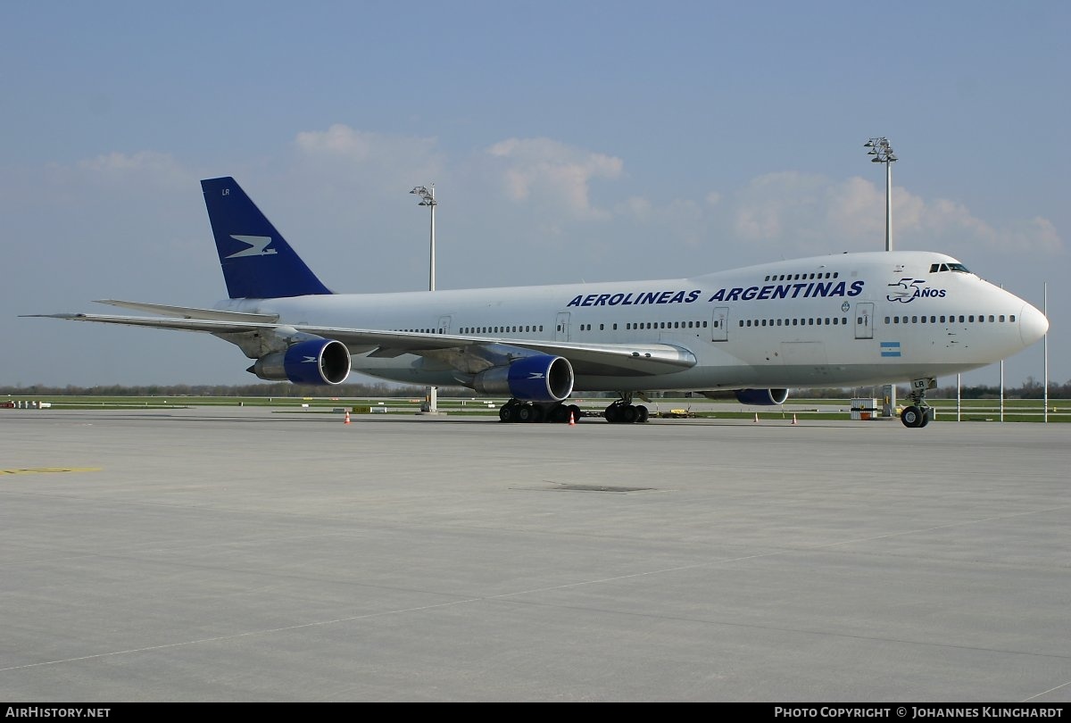 Aircraft Photo of LV-MLR | Boeing 747-287B | Aerolíneas Argentinas | AirHistory.net #827876