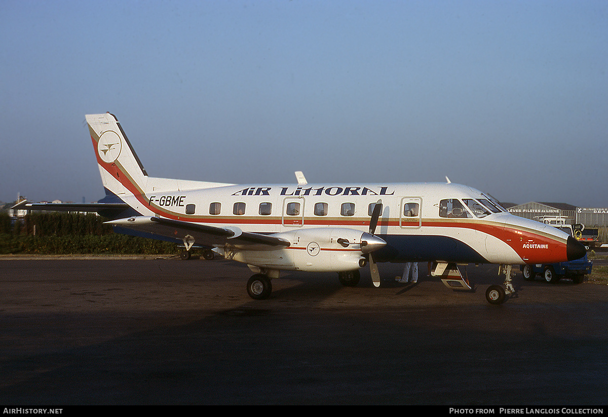 Aircraft Photo of F-GBME | Embraer EMB-110P2 Bandeirante | Air Littoral | AirHistory.net #827877