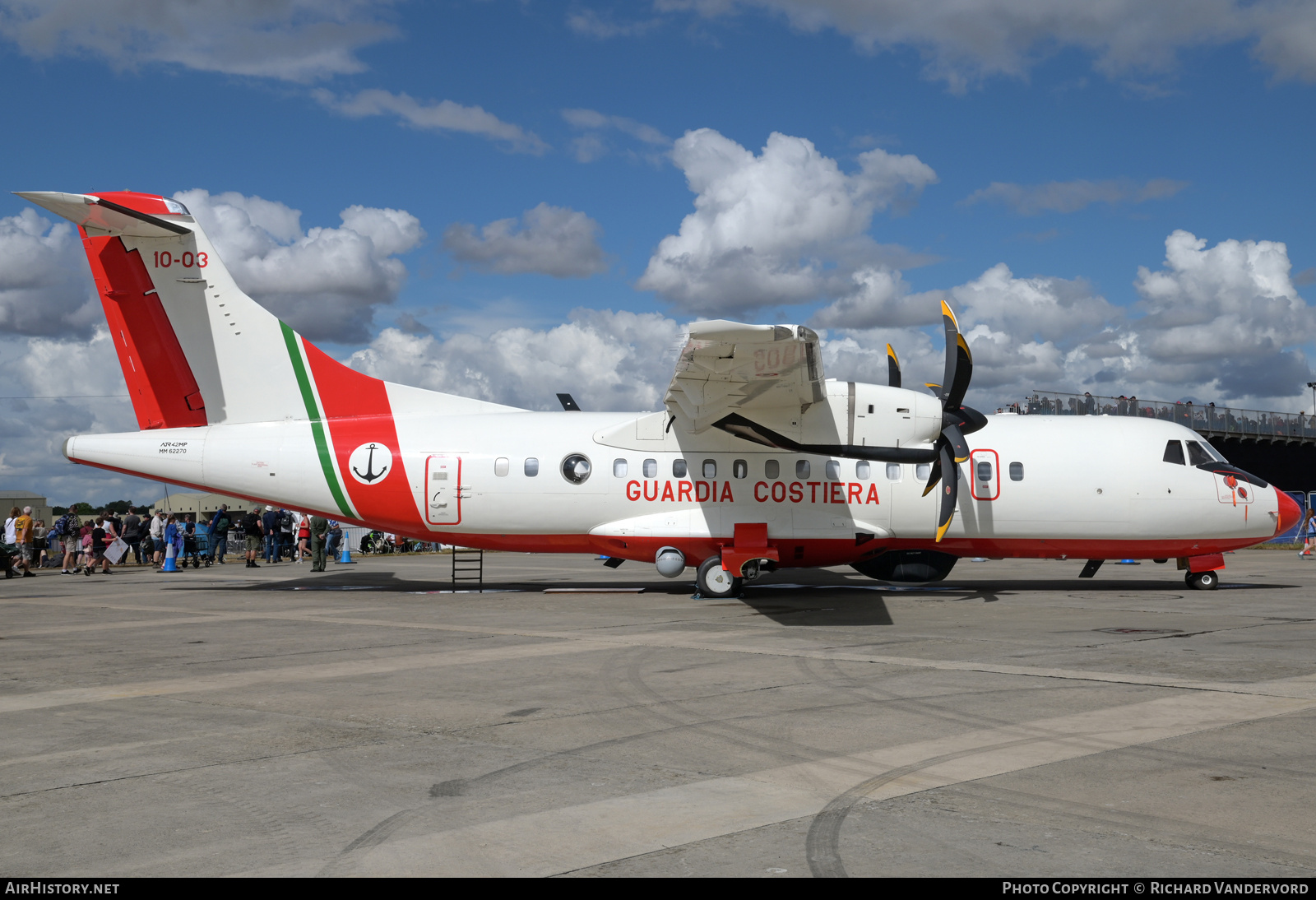 Aircraft Photo of MM62270 | ATR ATR-42-500MP Surveyor | Italy - Guardia Costiera | AirHistory.net #827927