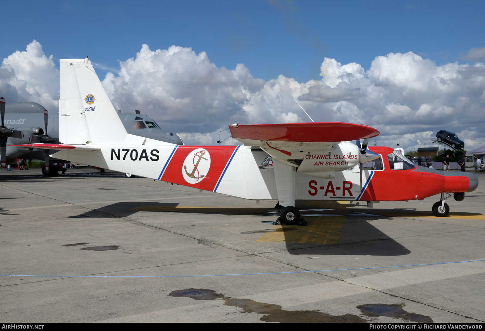 Aircraft Photo of N70AS | Britten-Norman BN-2B-20 Islander | Channel Islands Air Search | AirHistory.net #827929