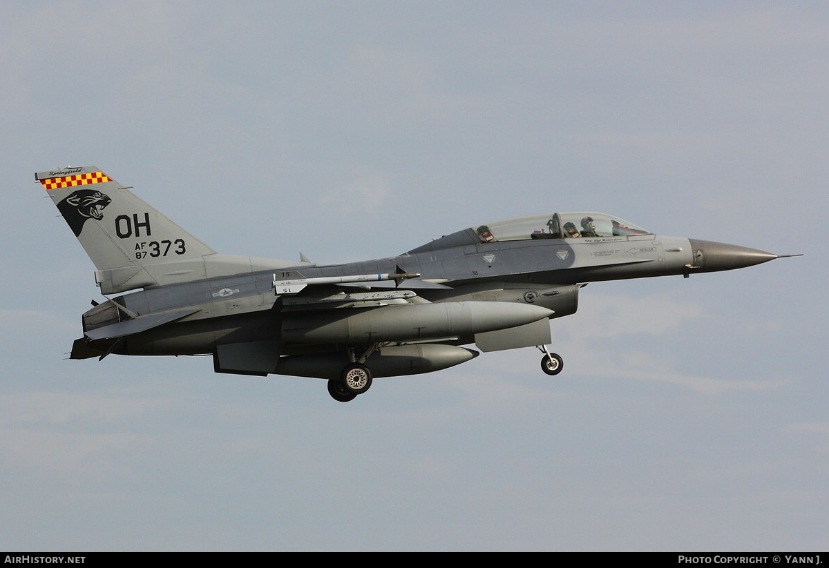 Aircraft Photo of 87-0373 | General Dynamics F-16DG Fighting Falcon | USA - Air Force | AirHistory.net #827932