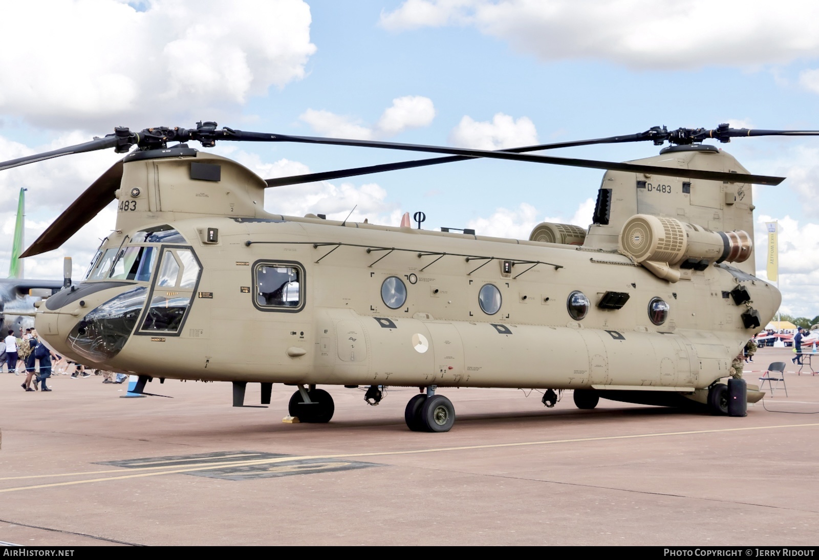 Aircraft Photo of D-483 | Boeing CH-47F Chinook (414) | Netherlands - Air Force | AirHistory.net #827939
