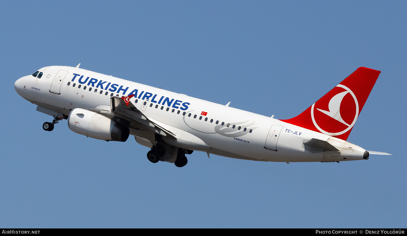 Aircraft Photo of TC-JLV | Airbus A319-132 | Turkish Airlines | AirHistory.net #827949