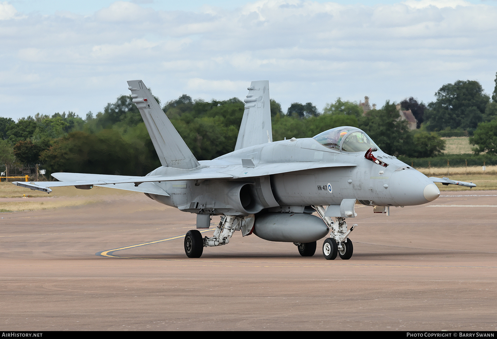 Aircraft Photo of HN-417 | McDonnell Douglas F/A-18C Hornet | Finland - Air Force | AirHistory.net #827956