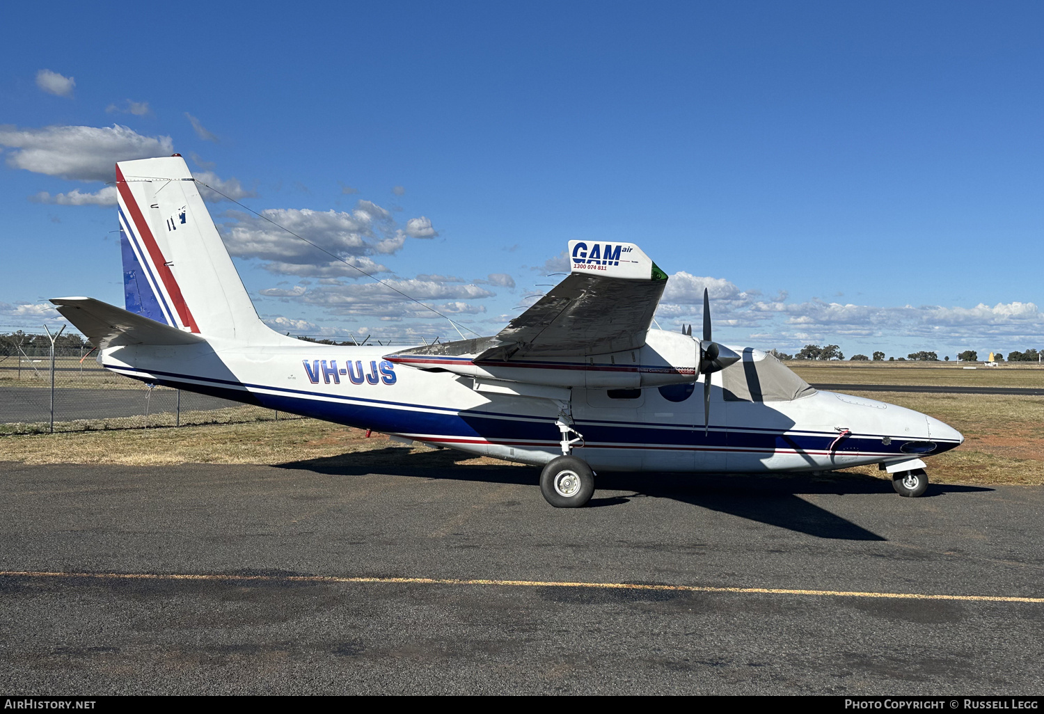 Aircraft Photo of VH-UJS | Rockwell 500S Shrike Commander | GAMair - General Aviation Maintenance | AirHistory.net #827958