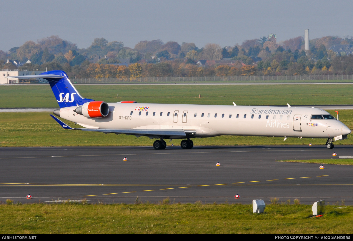 Aircraft Photo of OY-KFD | Bombardier CRJ-900LR (CL-600-2D24) | Scandinavian Airlines - SAS | AirHistory.net #827987