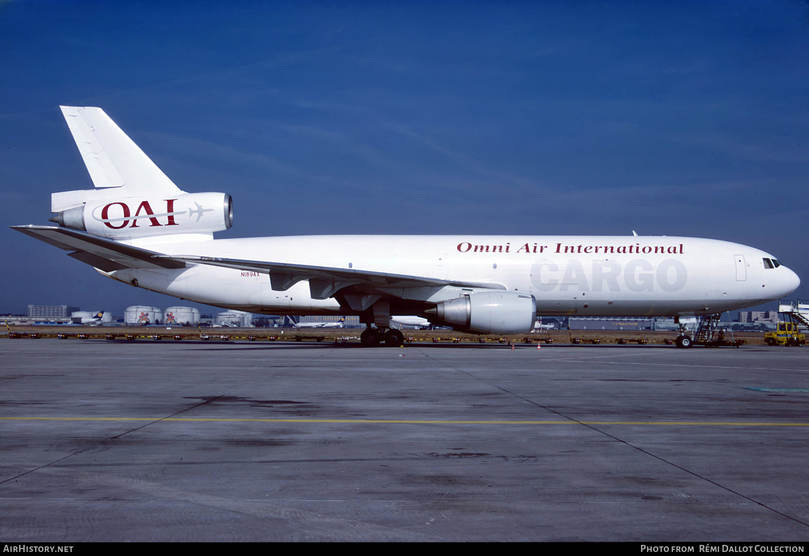 Aircraft Photo of N189AX | McDonnell Douglas DC-10-30(F) | Omni Air International - OAI Cargo | AirHistory.net #828009