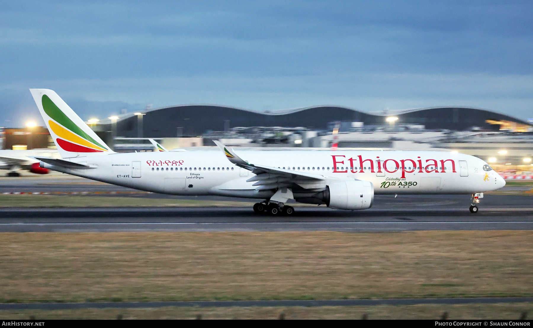 Aircraft Photo of ET-AVE | Airbus A350-941 | Ethiopian Airlines | AirHistory.net #828012