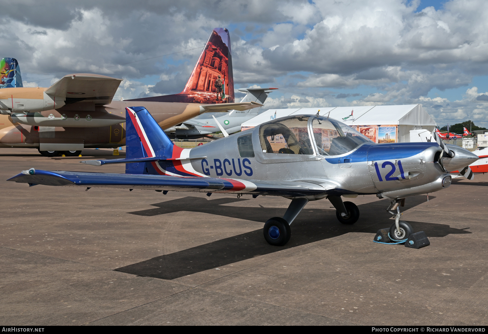 Aircraft Photo of G-BCUS | Scottish Aviation Bulldog 120 | AirHistory.net #828039