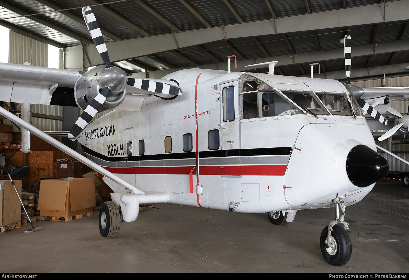 Aircraft Photo of N26LH | Short SC.7 Skyliner 3A-100 | Skydive Arizona | AirHistory.net #828067