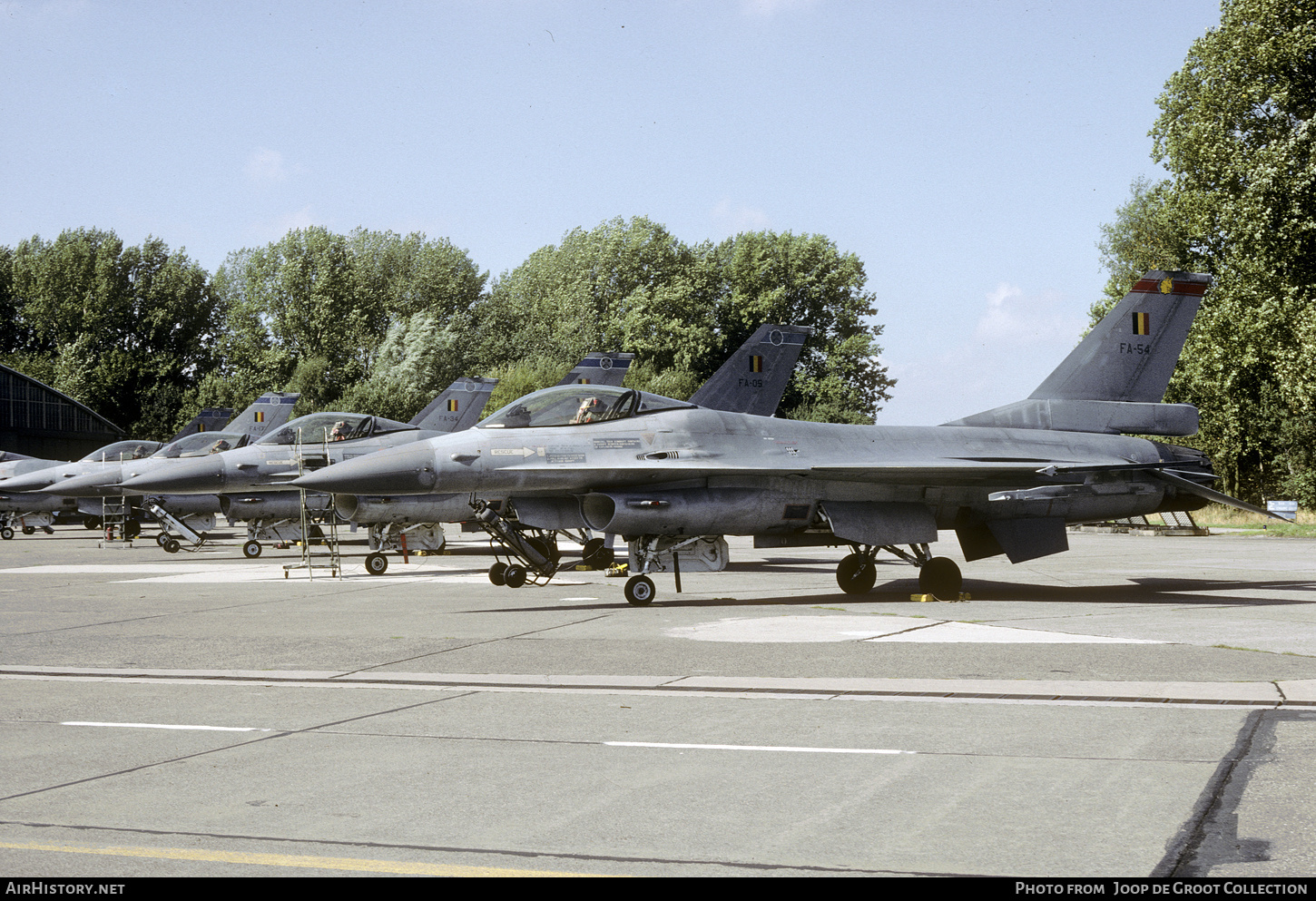 Aircraft Photo of FA-54 | General Dynamics F-16A Fighting Falcon | Belgium - Air Force | AirHistory.net #828075