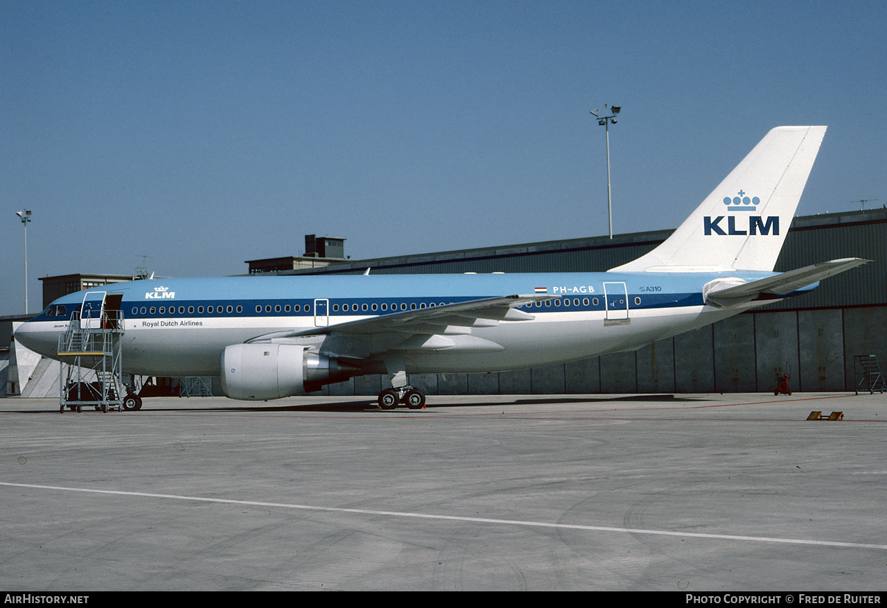 Aircraft Photo of PH-AGB | Airbus A310-203 | KLM - Royal Dutch Airlines | AirHistory.net #828118