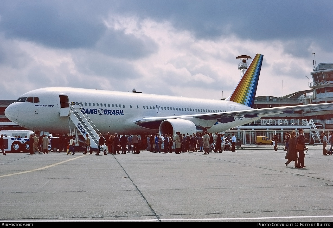 Aircraft Photo of N8277V | Boeing 767-2Q4 | TransBrasil | AirHistory.net #828119